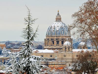 Temperaturas de invierno en Roma